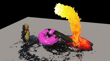 Lava simulation in Houdini!
