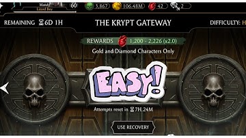 Elder Krypt run is a JOKE! Super easy! No Sweat! MK Mobile