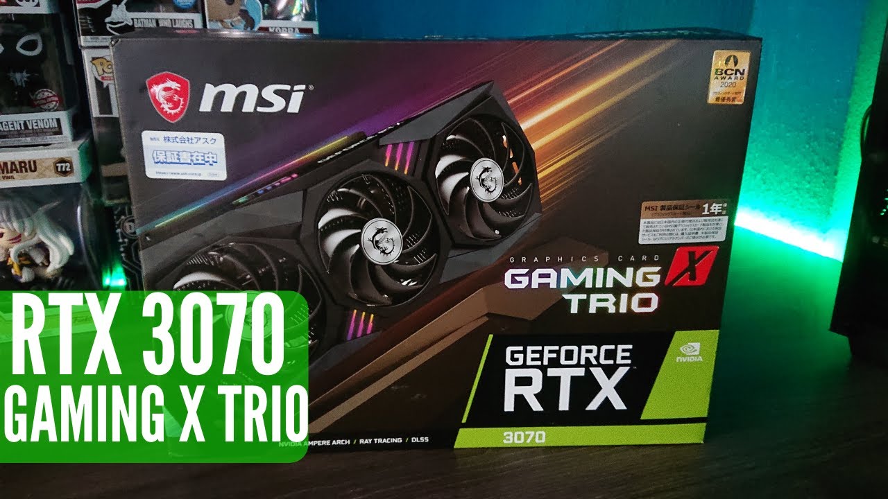 RTX 3070 MSI GAMING X TRIO | UNBOXING