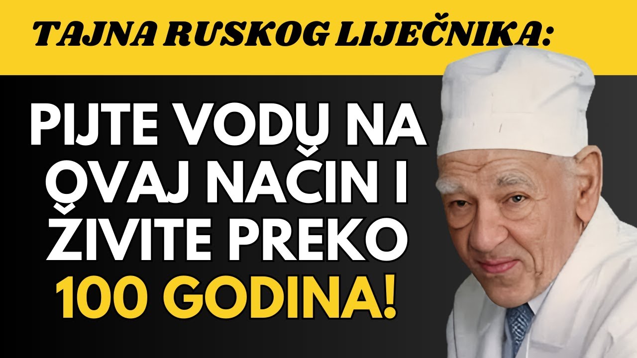 99% ljudi radi ovu pogrešku kad pije vodu! Jedna mala promjena za bolje zdravlje u samo 7 dana!