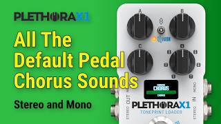 PlethoraX1 Corona Chorus Sounds Demo - Stereo & Mono