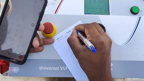 Cable Testing | VLF Test Settings |MV cable Fault test | Cable Fault detecting