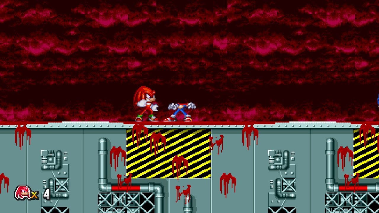 Sonic.exe:Blood scream# 2 Фаталити в стиле Наклза! 