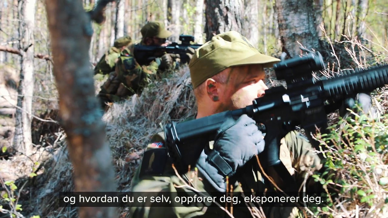 Kurselev på HV lederkurs