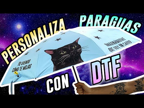 😎 Personaliza paraguas facil con DTF ☂️🔥