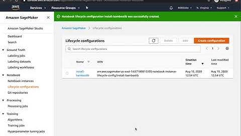 Install bamboolib on Amazon SageMaker - Add Lifecycle Configuration