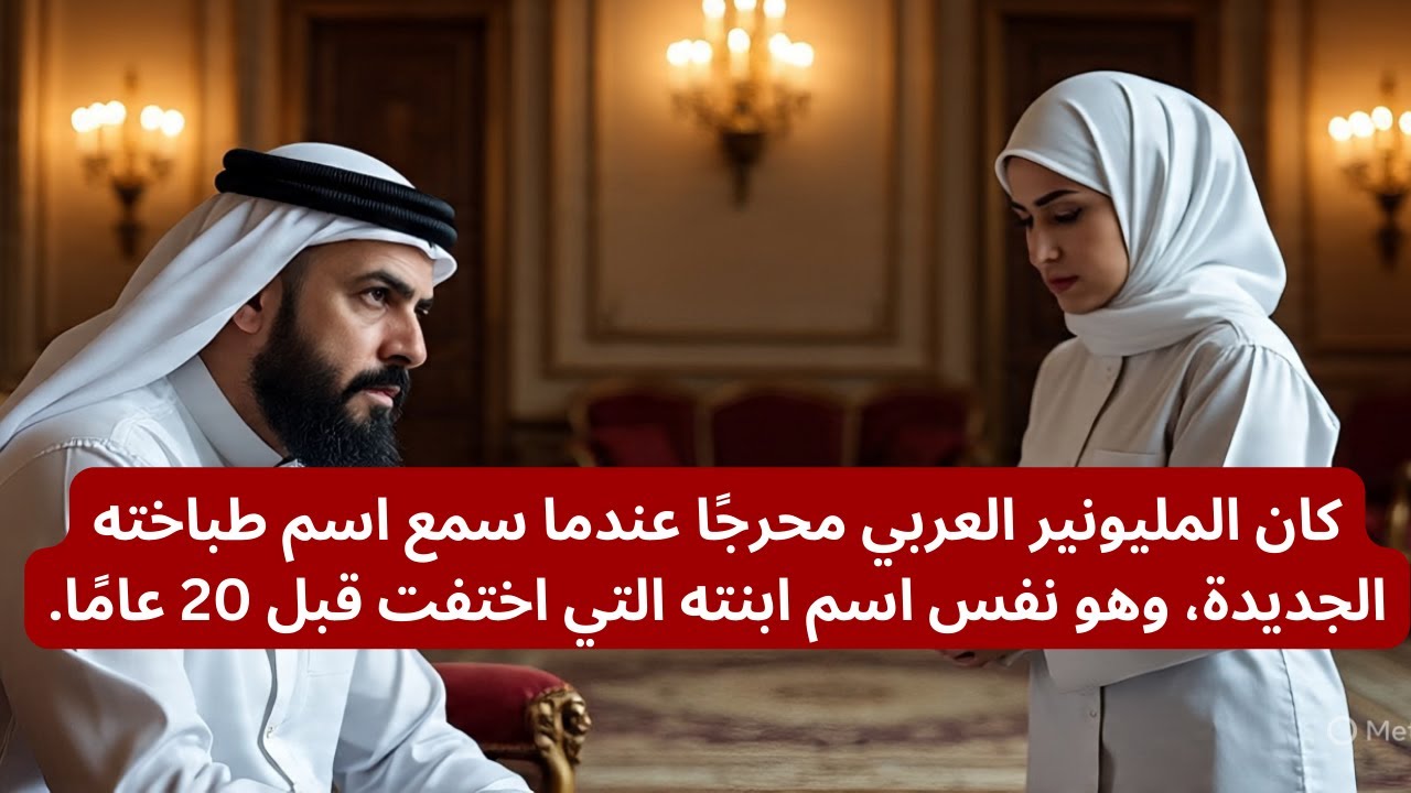 كان المليونير العربي محرجًا عندما سمع اسم طباخته الجديدة، وهو نفس اسم ابنته التي اختفت قبل 20 عامًا.