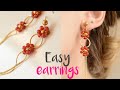 DIY How to make easy EARRINGS