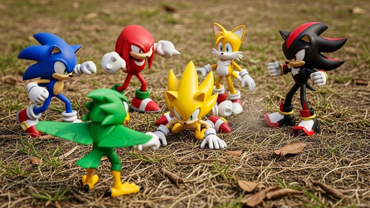 Sonic the Hedgehog Figure Hunt Day 7: Sonic and Friend/Knuckles/warehog/Tails/Silver/Shadow