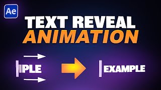 Tutorial: Text Reveal Animation - Adobe After Effects 2024
