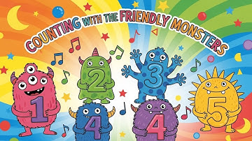 Counting with the Friendly Monsters 👾🔢 | Fun Numbers Learning for Kids | Animagic Studio