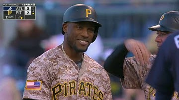 ATL@PIT: Marte bloops a two-run single to right field