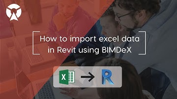 How to import Excel to Revit? BIMDeX Tutorial