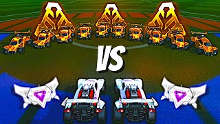 2 SSLs vs 10 of EACH RANK until they lose in Rocket League