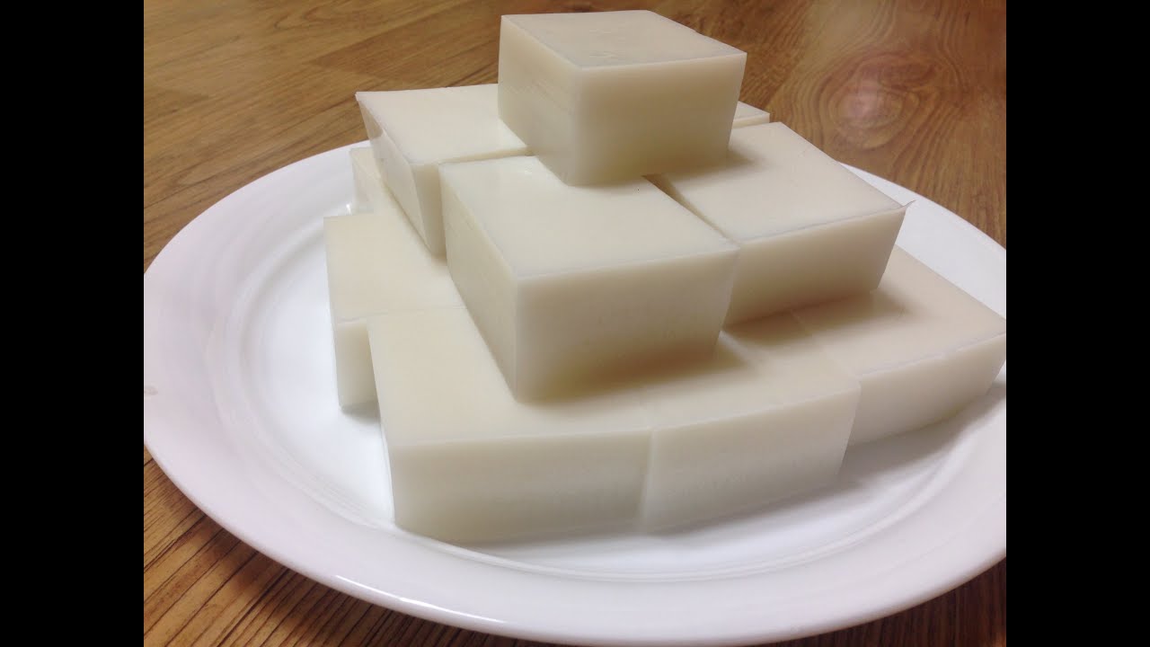 How to make cambodia coconut cream jelly ចាហួយខ្ទិះ & សារាយខ្ទិះ YouTube