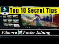 10 Secret Tips to Edit Faster | Wondershare Filmora X