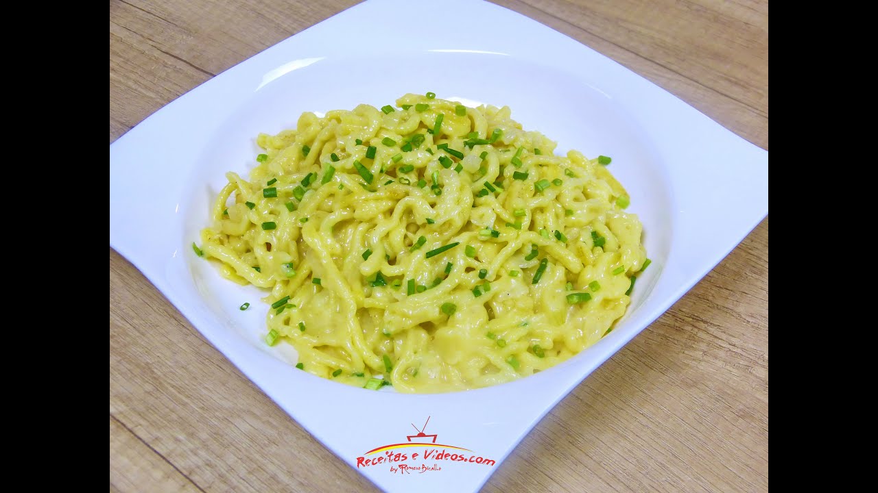 Spätzle - Massa fresca em 5 min