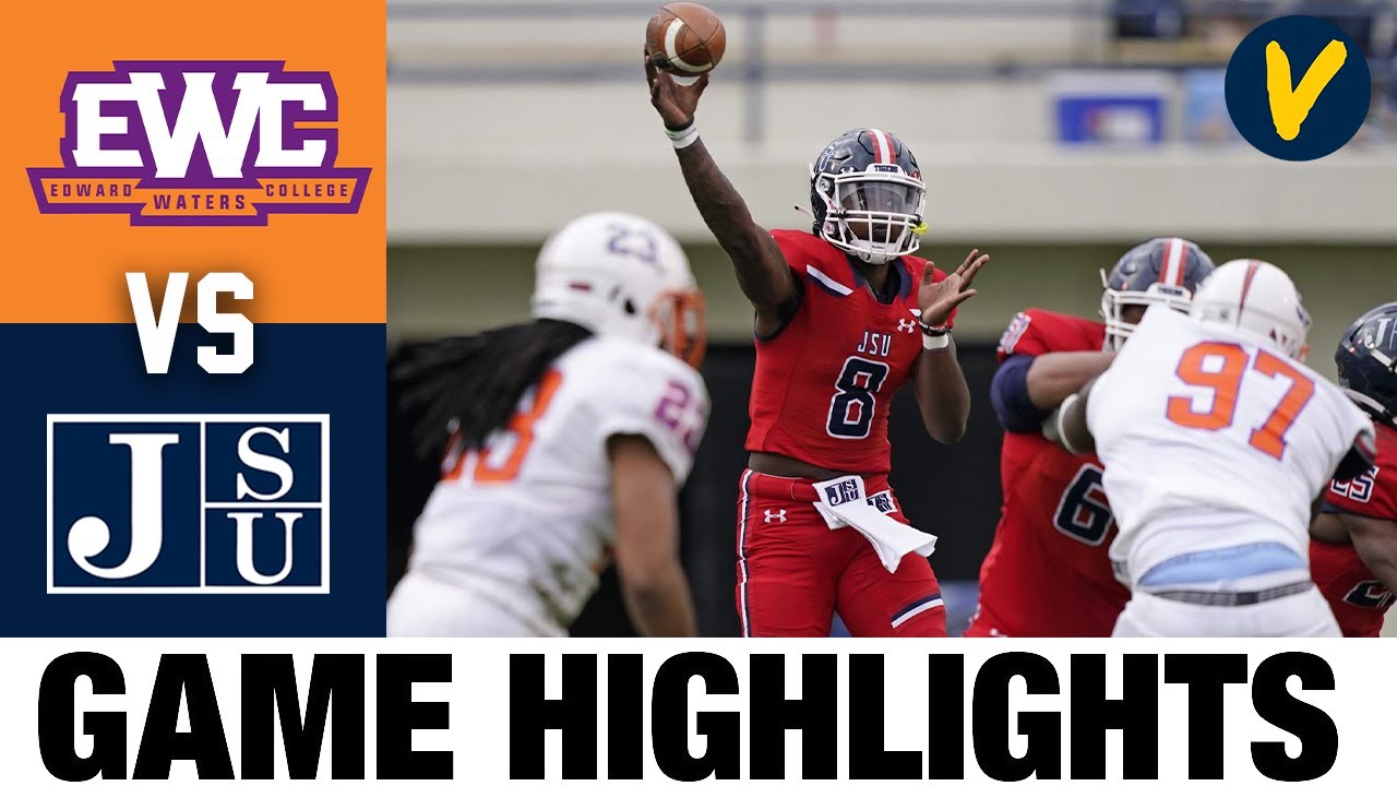 Edward Waters vs Jackson State Highlights 2021 Spring FCS College Football Highlights