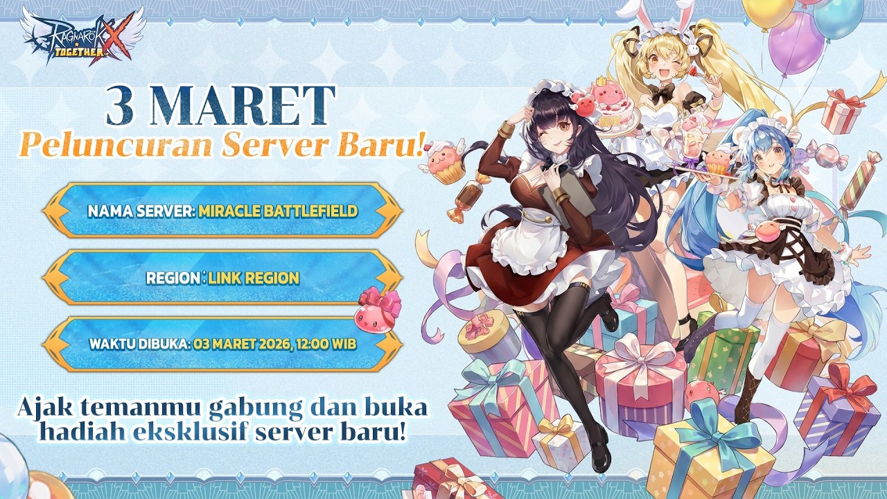 (🔴LIVE) ROX(SEA)- WOOOO SERVER BARU BESOK WOOO !! - Ragnarok X: Together