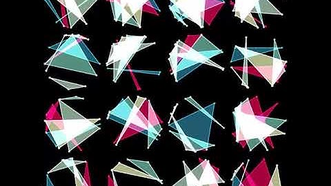 Triangle on the circumference. Draw by openFrameworks