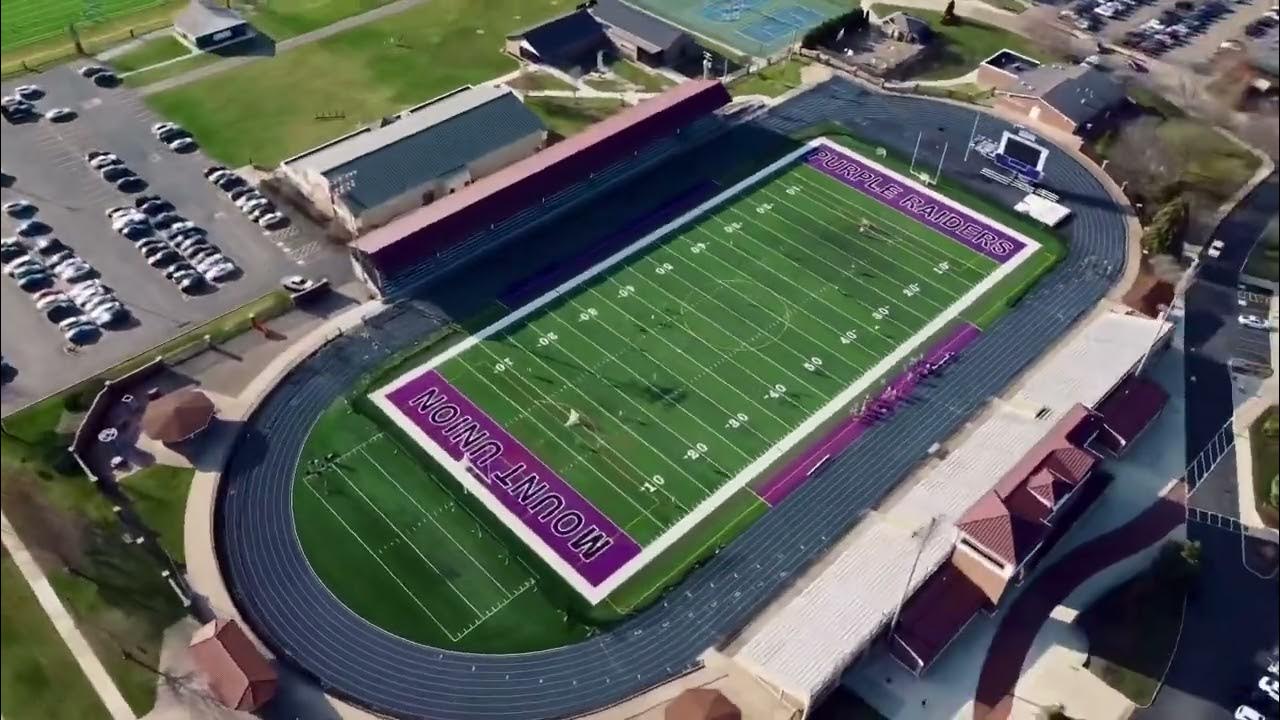 Beautiful views of the University of Mount Union Purple Raiders Stadium