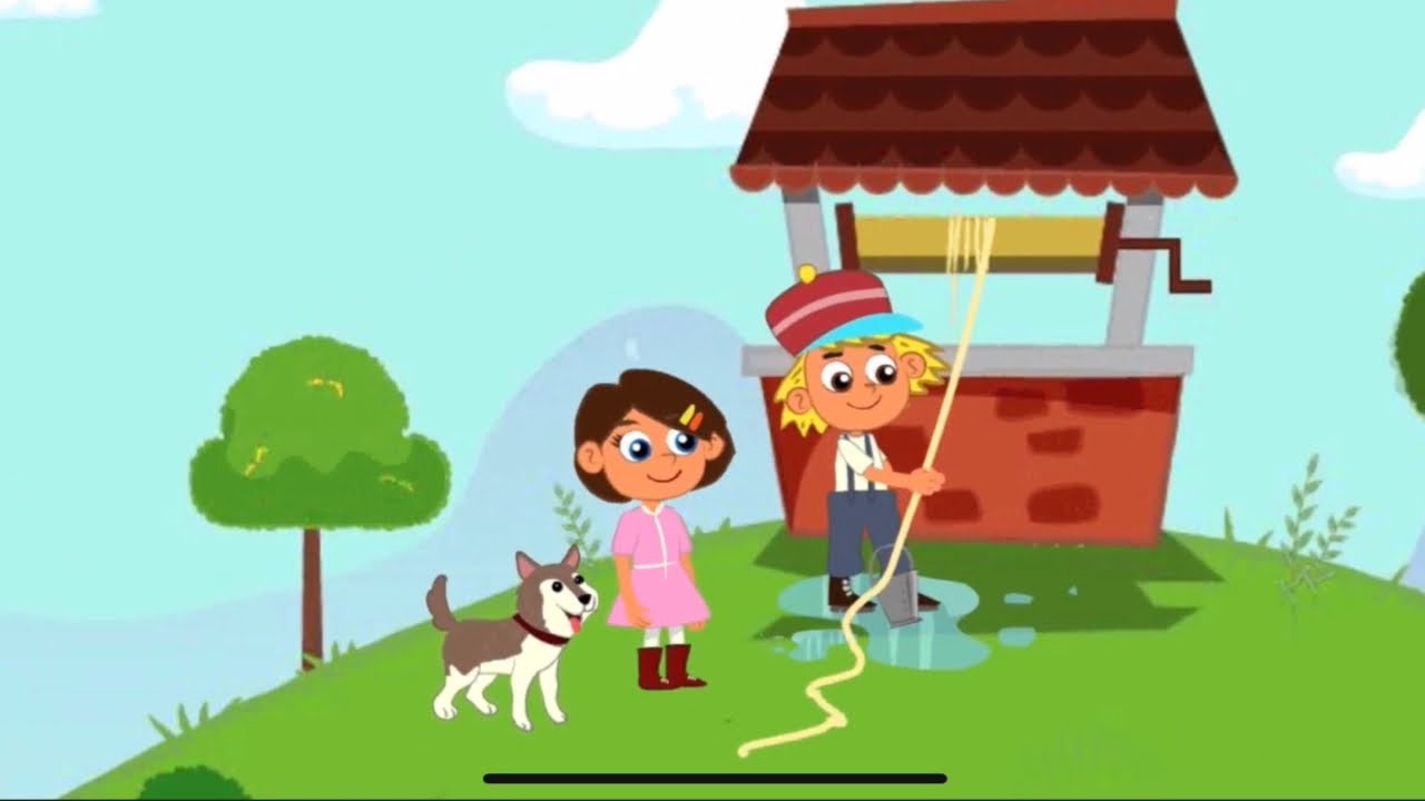 Jack and Jill Puzzle + Song | Early Learning Videos | kiddopia - YouTube