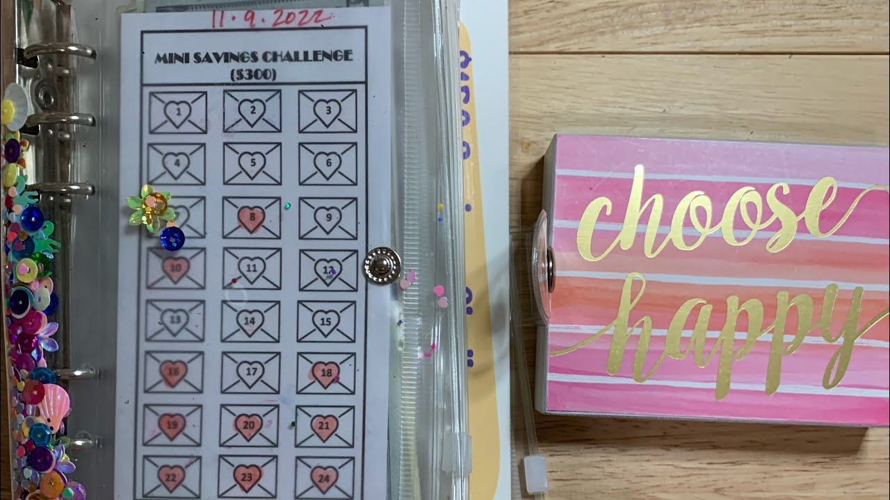 DOUBLE STUFFING! Mini savings challenges! I’m stuffing twice as much! 