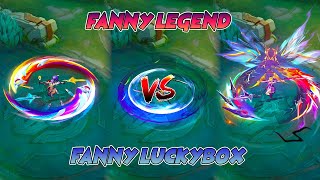 Fanny Legend Skin Vs Luckybox Skin Comparison