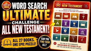 Bible Fun | Word Search for All the Books of the New Testament