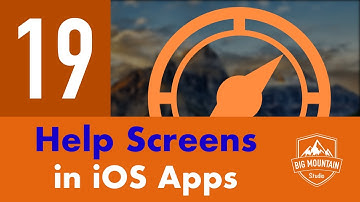 Help Screens in iOS Apps - Part 19 - Itinerary App (iOS, Xcode 10, Swift 4)