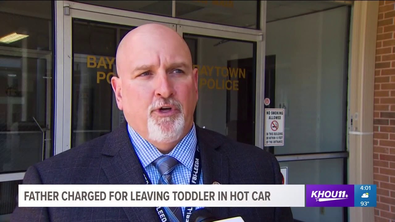 Baytown dad leaves baby in sweltering car - YouTube