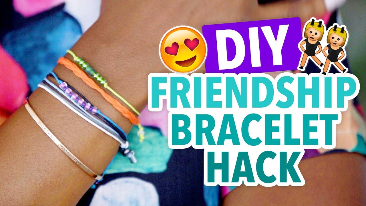 How to Make Friendship Bracelets Removable - YouTube