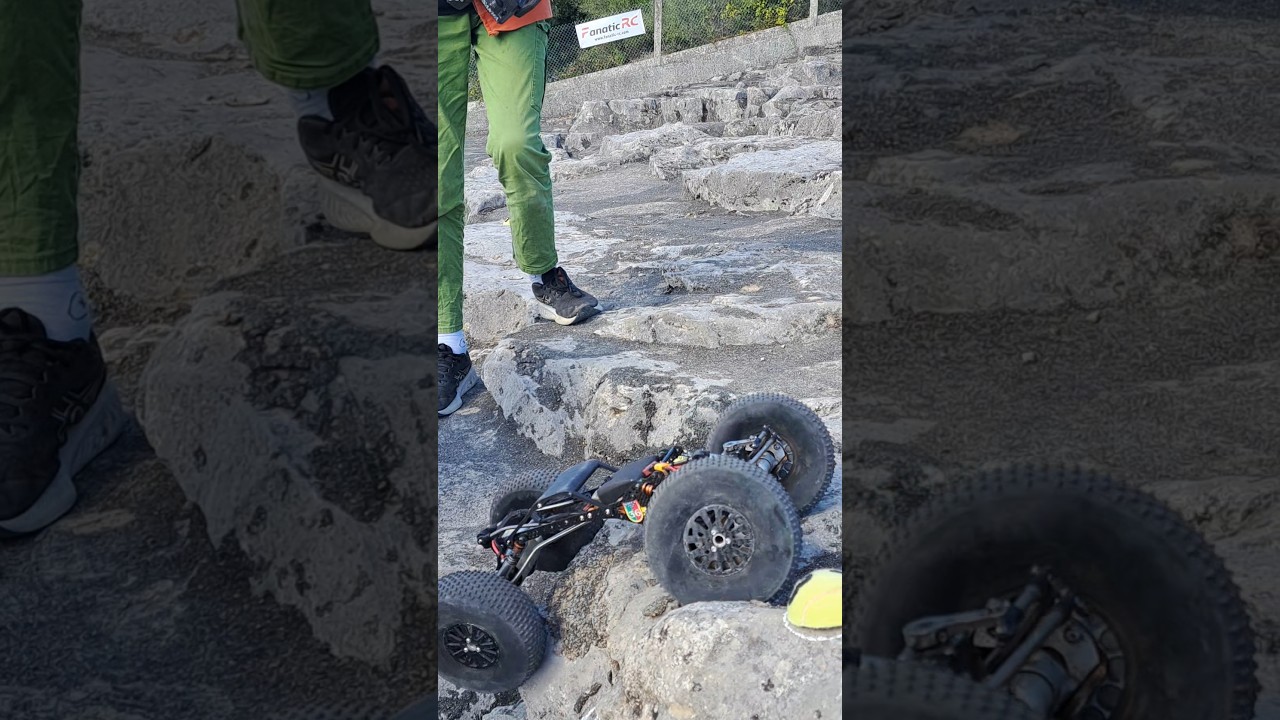 JUNIOR RC CRAWLING WORLD CHAMPION ON COURSE 