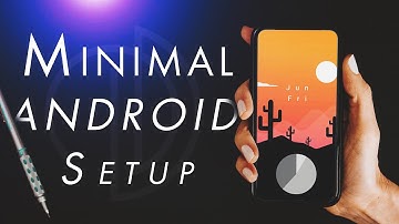 Minimal Android Homescreen Setup 2020 🌇