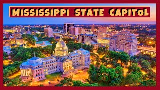 MISSISSIPPI STATE CAPITOL Drone Video