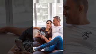 Neeru Bajwa with Husband Harry jawandha