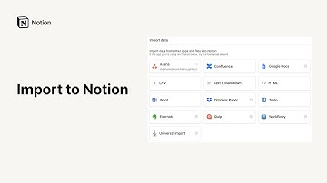 Import to Notion