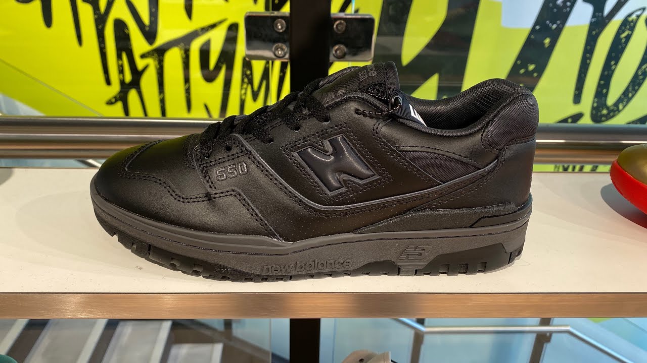 靴 New Balance 550 'Triple Black' BB550BBB New Balance 海外限定☆NEW BALANCE BB550BBB 