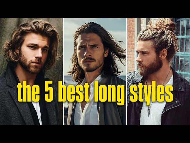 What are some good hairstyles for males with thick long hair? - Quora