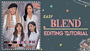 Blend edit tutorial | Special fanedit tutorial | picsart editing tutorial | Arora galaxy | Blackpink