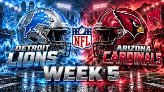  LIVE  Detroit Lions vs Arizona Cardinals | Week 5 | Madden