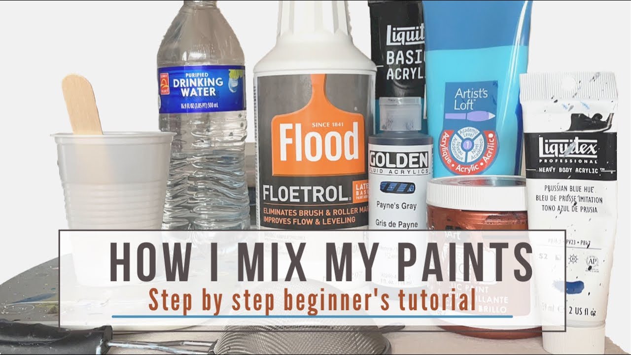 Beginner's Guide to Mixing Pouring Paint: The Key to Perfect