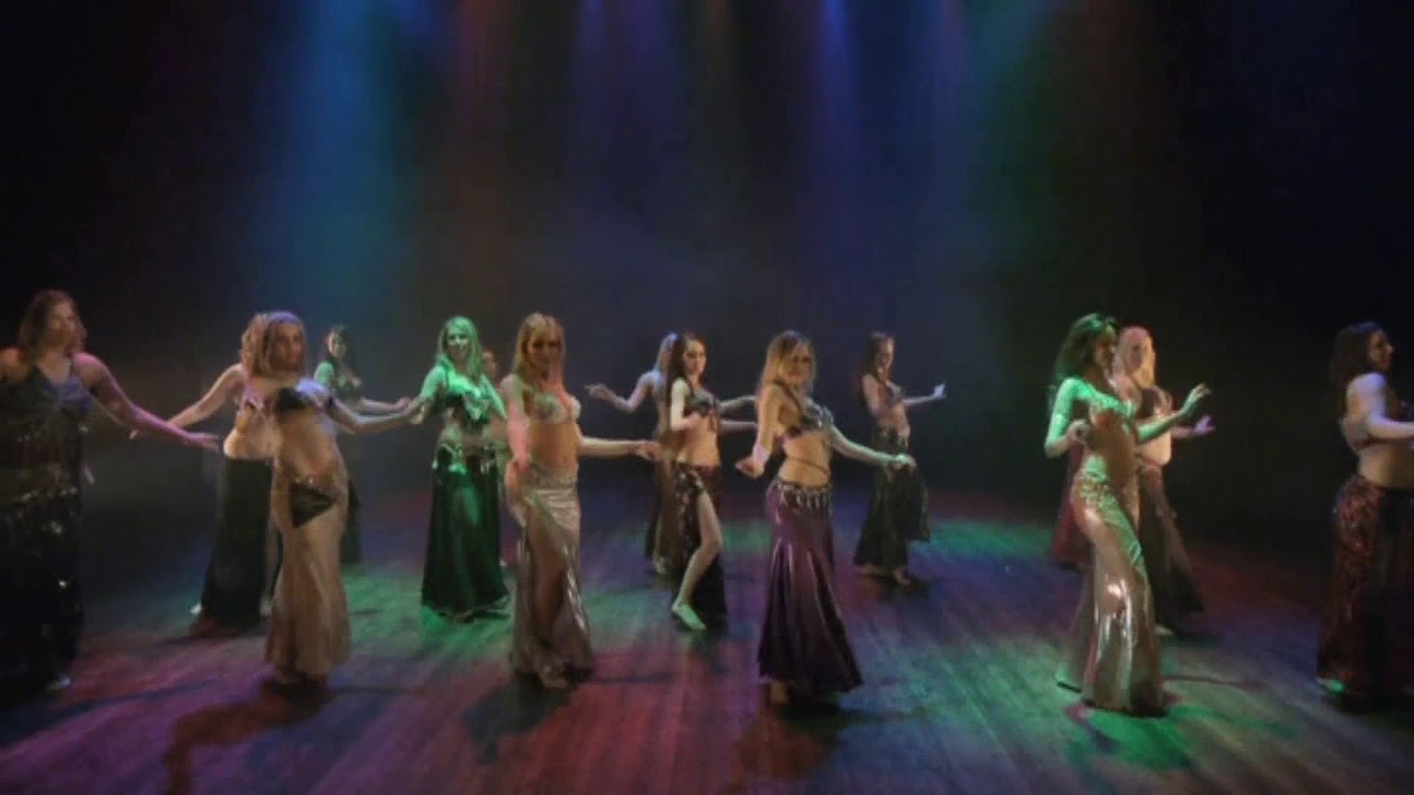Belly dance with Agnes' students at Layali, Sweden 2012