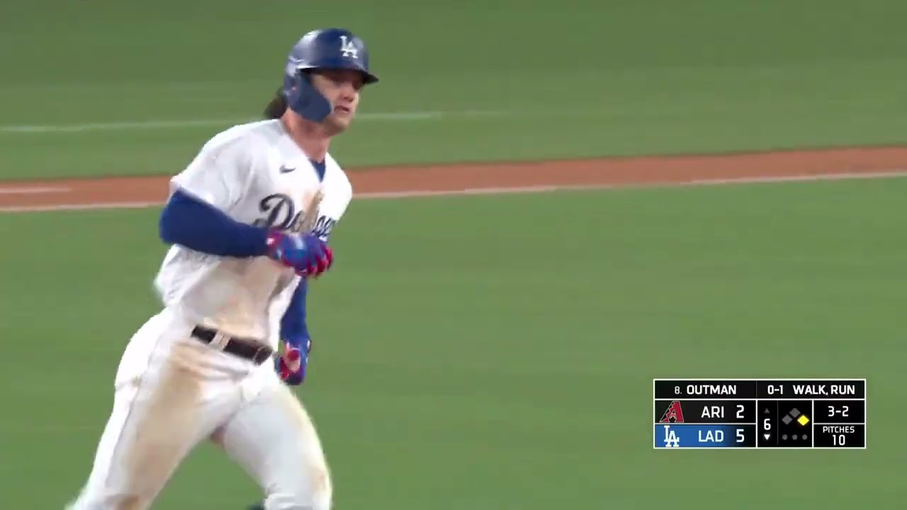 💣 FIRST DODGERS HOME RUN OF THE SEASON‼️ by Rookie James Outman bomb on  MLB Opening Day 2023‼️ 