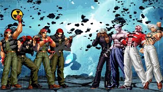 The King of Fighters (MUGEN) | Ralf Jones vs Random Team