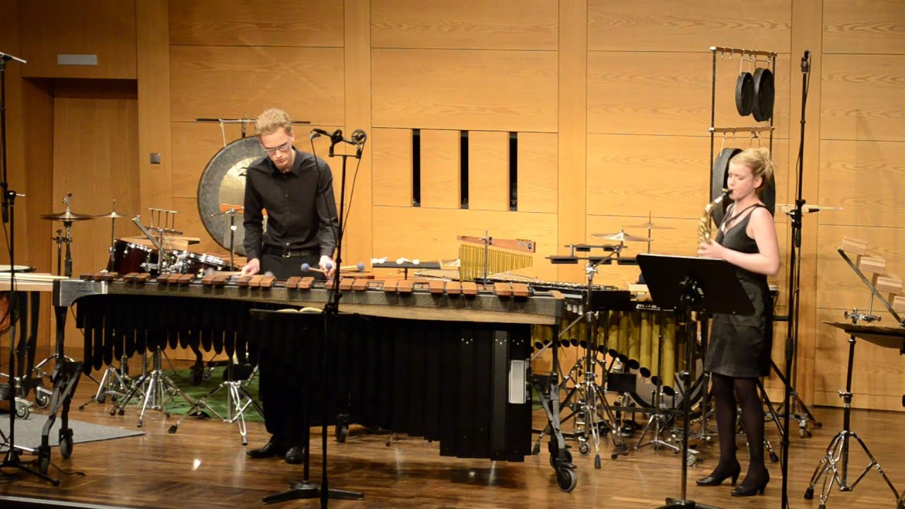 Akira Yuyama Marimba Sax Duo Munich Percussion Ensemble Adel Shalaby عادل شلبى YouTube