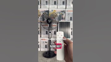 Quạt đứng năng lượng mặt trời 9 pin, tấm pin 30w 35cm×53cm, có remote điều khiển, có loa nghe nhạc..