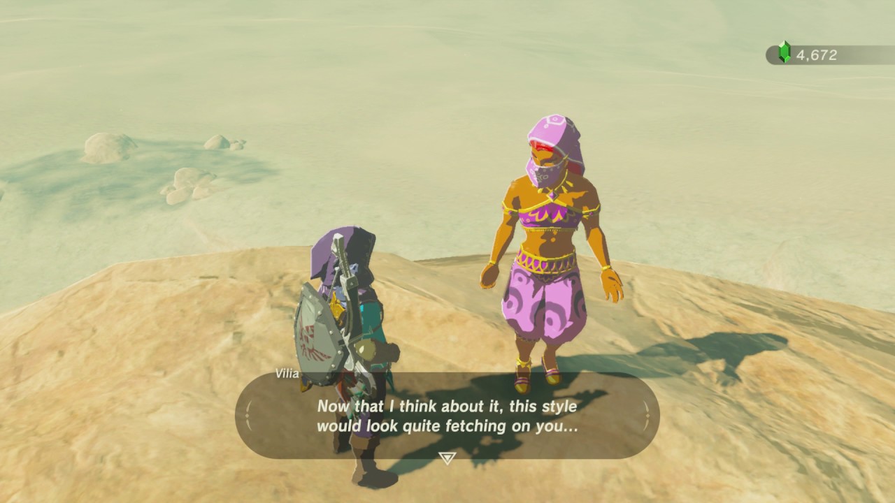 Women S Clothes Get Into Gerudo Town Breath Of The Wild Youtube