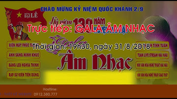 Trực tiếp trương trình văn nghệ chào mừng Quốc khánh 2-9 huyện Hải Hậu 2018