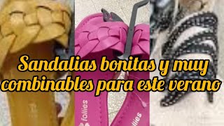 Sandalias bonitas y muy combinables para este verano 2025